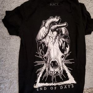 Blackcraftcult end of days black tee shirt